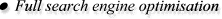 Full search engine optimisation