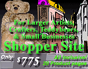 Web sites for the larger artist, craftsperson, or retail outlet
